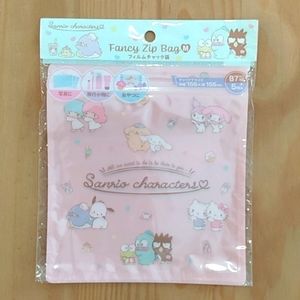 Sanrio Characters Fancy Zip Bag 5 Pack Accessories Make up Bag Kuromi My Melody